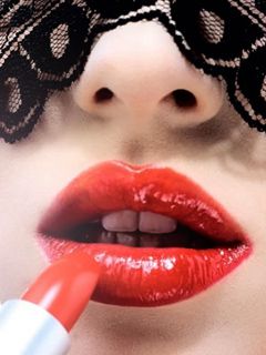 Labios Rojos Glamourosos