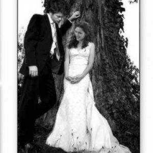 Elegante Pareja de Boda