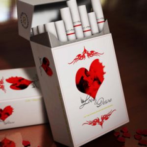 Paquete de Cigarrillos Amor y Deseo