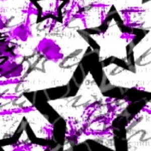 Diseño Abstracto de Estrellas Moradas
