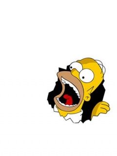 Expresión Divertida de Homer Simpson