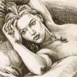 Boceto Elegante de una Mujer