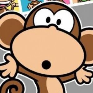 Mono de Dibujos Animados Lindos