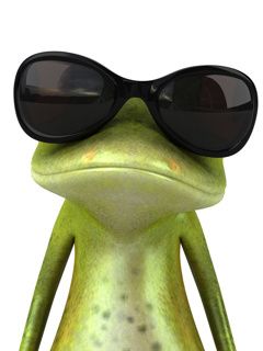 Rana Cool con Gafas de Sol