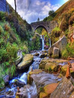 Cascada y Puente Escénico