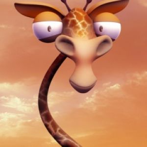 Jirafa de Caricatura Divertida
