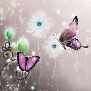 Mariposas y Flores Coloridas