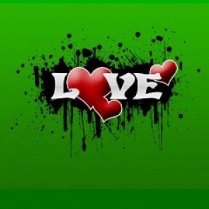 Graffiti Corazones de Amor