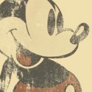 Arte Vintage de Mickey Mouse
