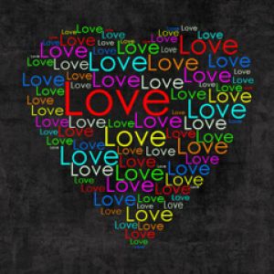 Corazón Colorido del Amor