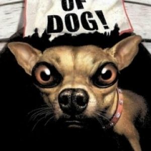 Ilustración Cuidado con el Perro