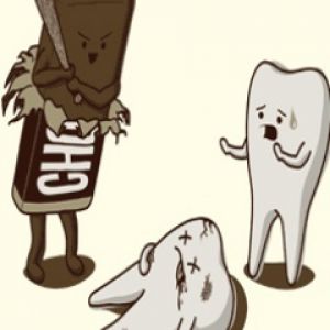 Chocolate vs Diente