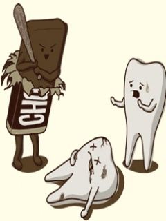 Chocolate vs Diente