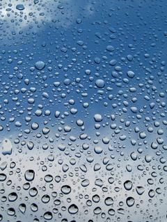 Gotas de Lluvia en el Vidrio