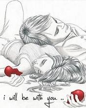 Ilustración de pareja enamorada