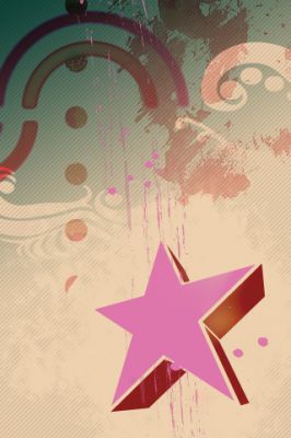 Diseño Abstracto Colorido con Estrella