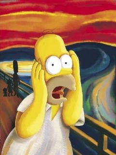 Homer Simpson en El Grito