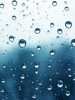 Gotas de Lluvia en el Cristal