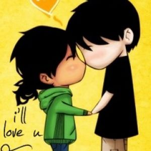 Ilustración de Pareja Linda