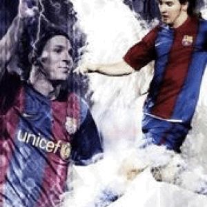 Arte de Fútbol de Lionel Messi