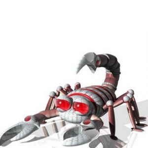 Ilustración 3D de un Escorpión