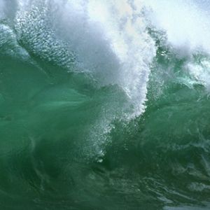 Ola oceánica majestuosa