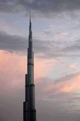 Burj Khalifa al Atardecer