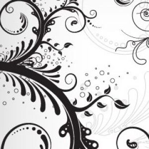 Elegantes Espirales en Blanco y Negro