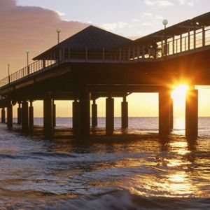 Atardecer en el muelle