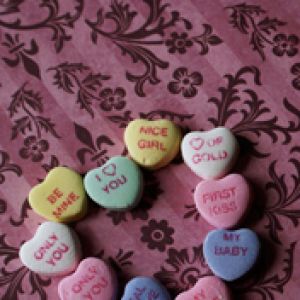 Caramelos de Corazón Coloridos
