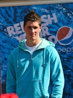 Atleta en Sudadera Azul