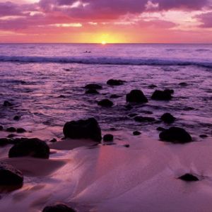 Impresionante Atardecer sobre el Océano