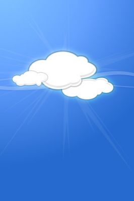 Cielo Azul con Nubes