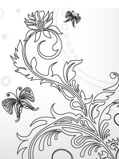 Diseño Abstracto Floral