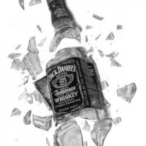 Botella de Jack Daniel's Whiskey