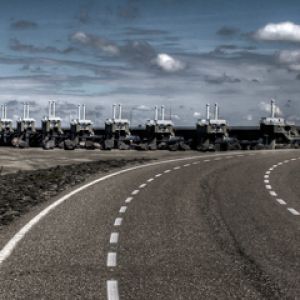 Tractores en la Carretera