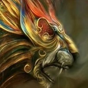 Arte de León Colorido