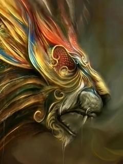 Arte de León Colorido