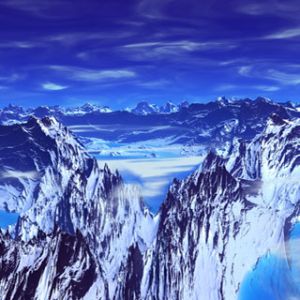 Majestuoso paisaje montañoso
