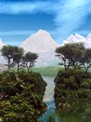 Paisaje montañoso sereno