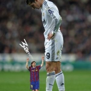 Meme Cristiano Ronaldo vs Lionel Messi