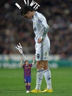 Meme Cristiano Ronaldo vs Lionel Messi
