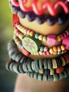 Pulseras de Beads Coloridas