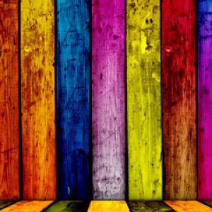 Tablones de Madera Coloridos