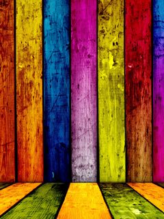 Tablones de Madera Coloridos