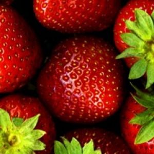 Fondo de Fresas Frescas