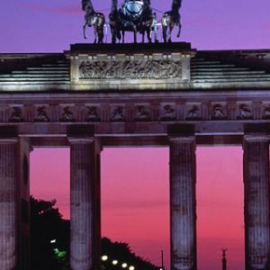 Puerta de Brandeburgo al Atardecer