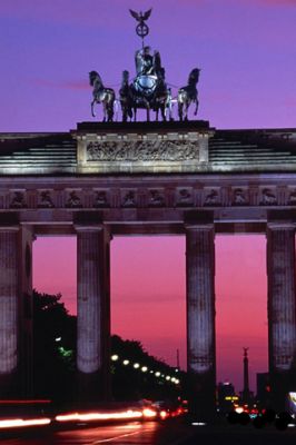 Puerta de Brandeburgo al Atardecer