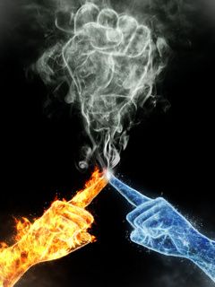 Manos de Fuego y Hielo