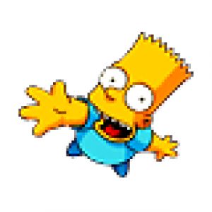 Personaje de Dibujos Animados Bart Simpson